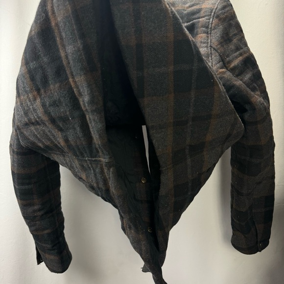 Billy Reid Men's Theo Shirt Jacket Black Plaid Size L - Picture 8 of 10